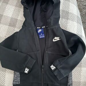 Nike Black Zip-Up Hoodie
